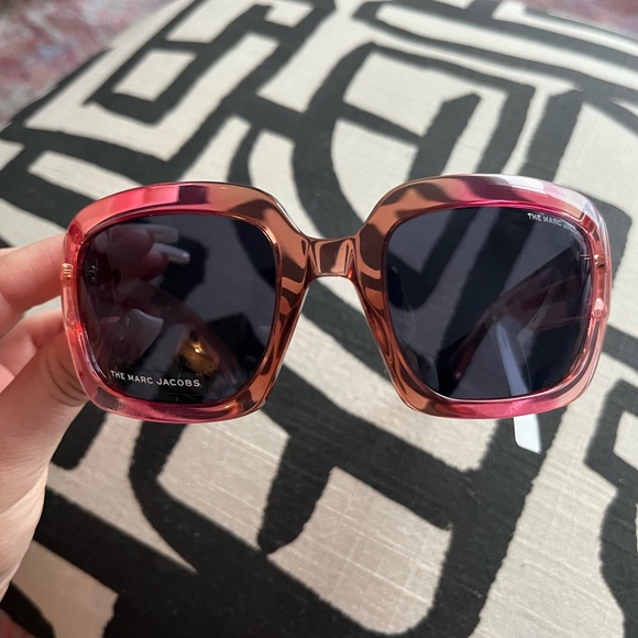Marc Jacobs 54MM Pink Acetate Square Sunglasses - Picture 5 of 8